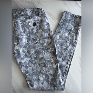 Michael Kors Skinny Flower Photography Print Jeans
